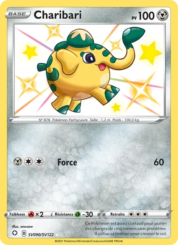 Carte Pokémon Charibari #SV090 — Destinées Radieuses