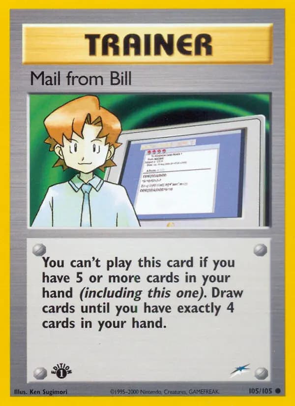 Mail from Bill #105 — Neo Destiny