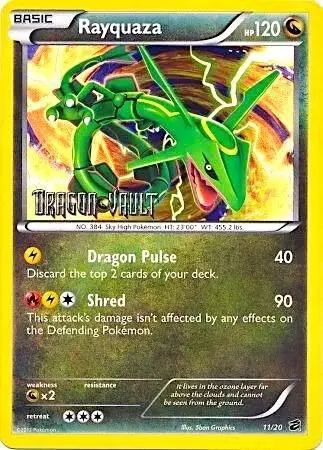 Carte Pokémon Rayquaza #011 Stamp — Coffre des Dragons