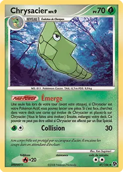 Carte Pokémon Chrysacier #47 — Duels au Sommet