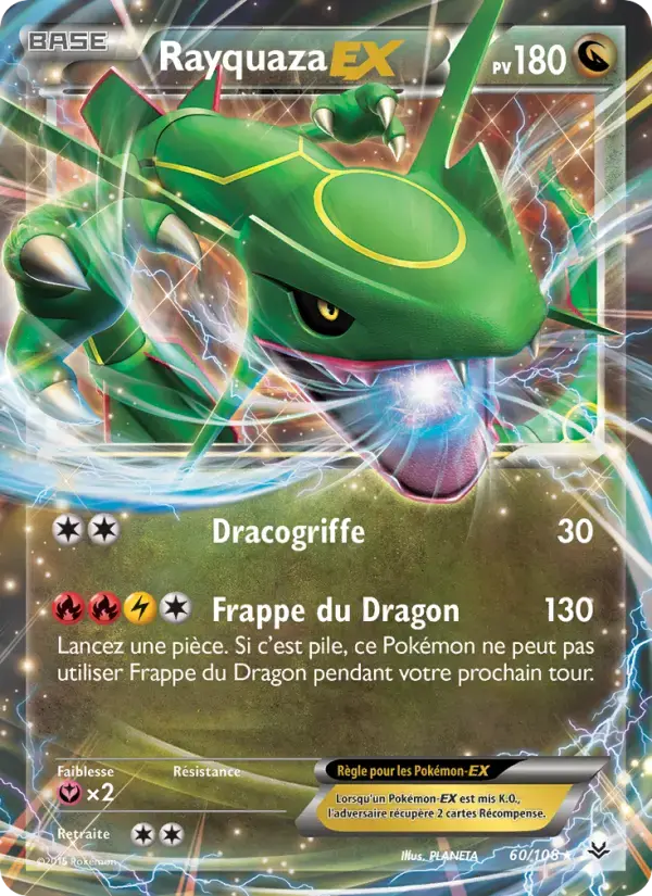 Carte Pokémon Rayquaza EX #60 — Ciel Rugissant