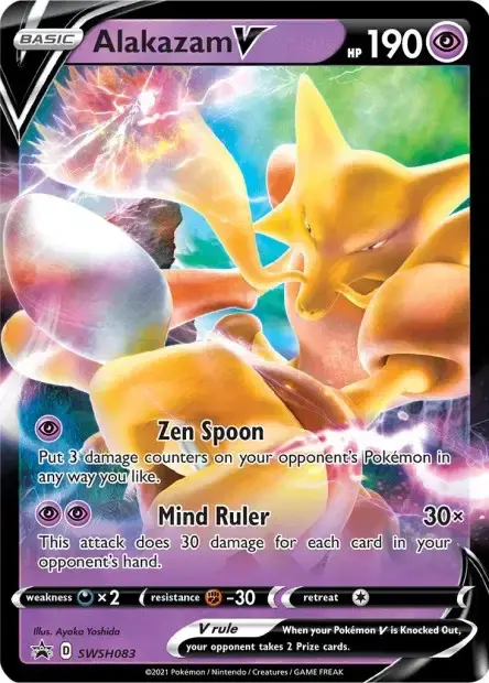 Carte Pokémon Alakazam-V #SWSH083 — Jumbo