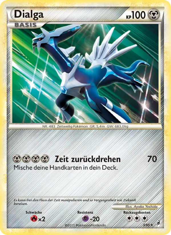 Carte Pokémon Dialga #3 — L'Appel des Légendes