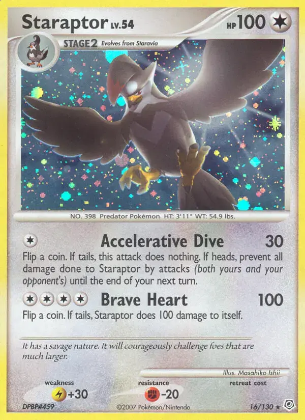 Staraptor #16 — Diamond & Pearl
