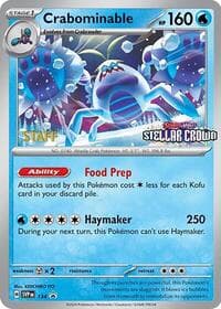 Carte Pokémon Crabominable #134 — Promos Écarlate et Violet