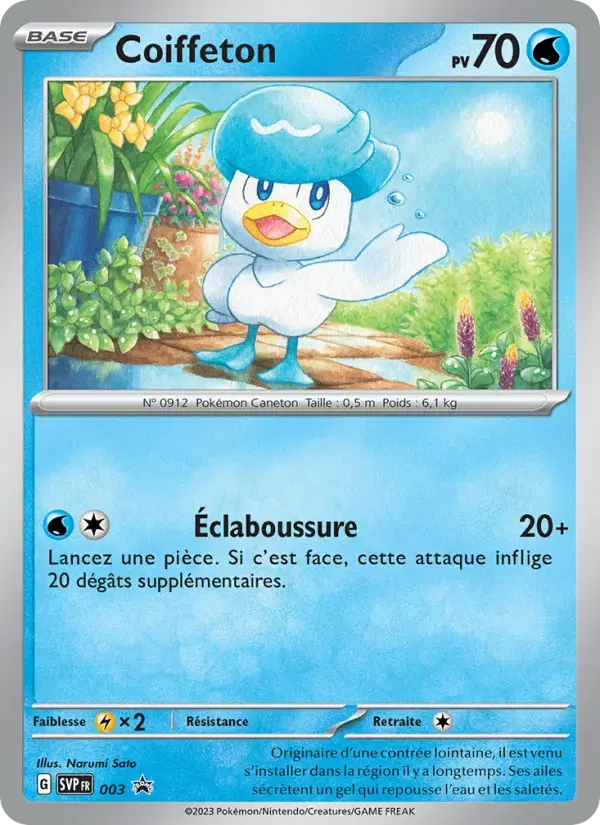 Carte Pokémon Coiffeton #003 — Promos Écarlate et Violet