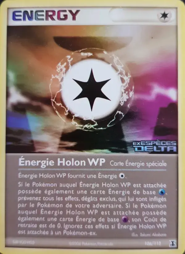 Carte Pokémon Énergie Holon WP #106 — Espèces Delta