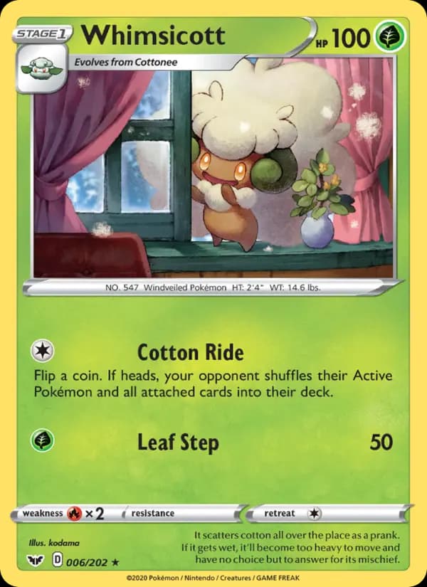 Whimsicott #6 — Sword & Shield