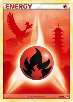 Carte Pokémon Énergie Feu #89 — L'Appel des Légendes