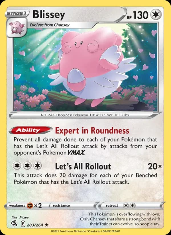 Blissey #203 — Fusion Strike