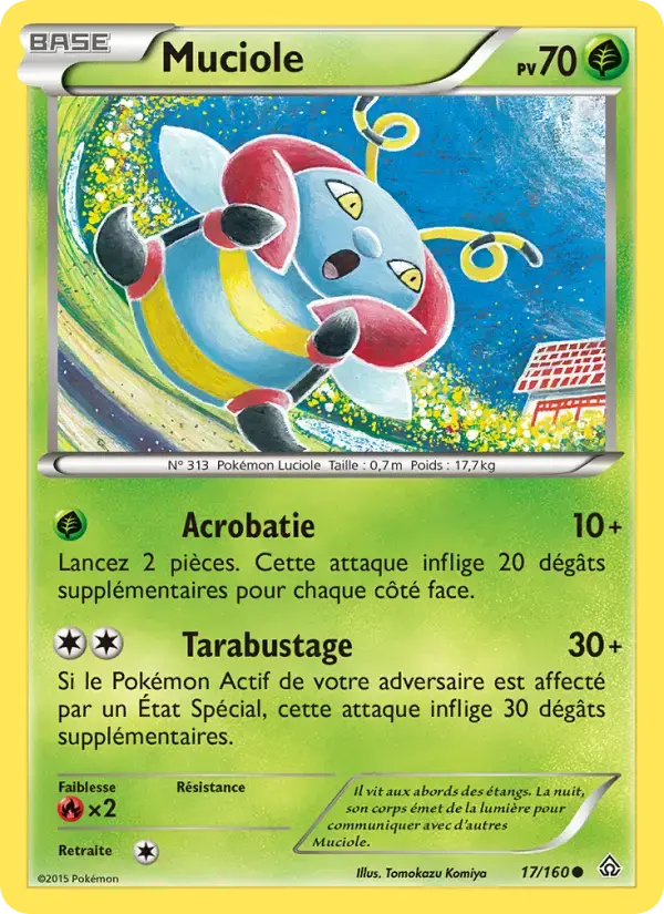 Carte Pokémon Muciole #17 — Primo-Choc