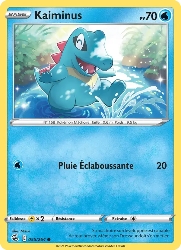 Carte Pokémon Kaiminus #55 — Poing de Fusion