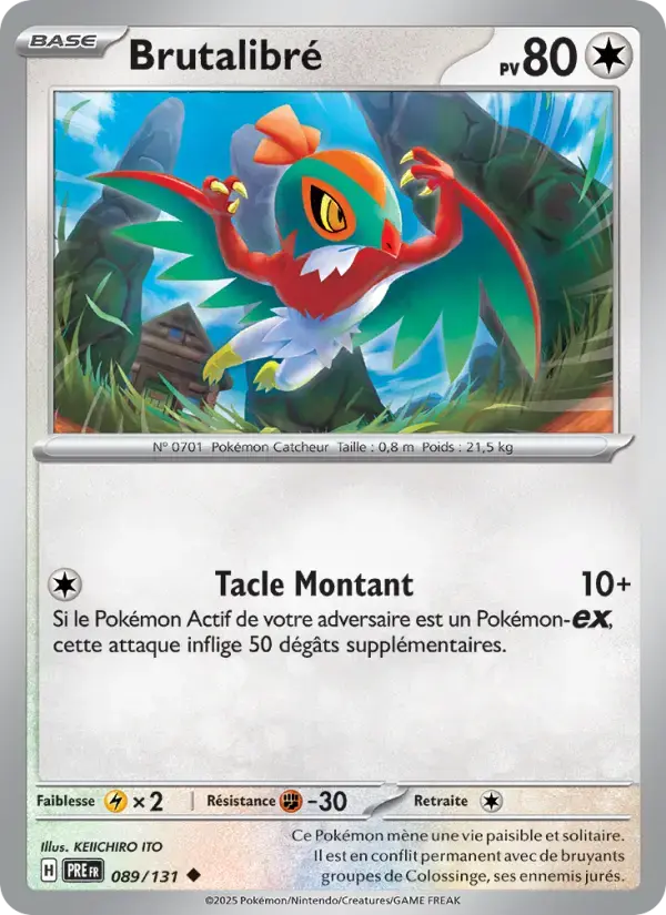 Carte Pokémon Brutalibré #089 — Évolutions Prismatiques