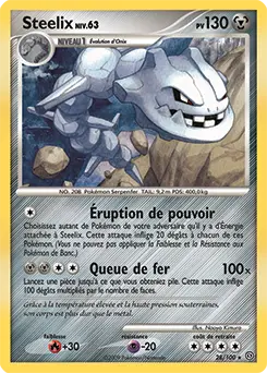 Carte Pokémon Steelix #28 — Tempête