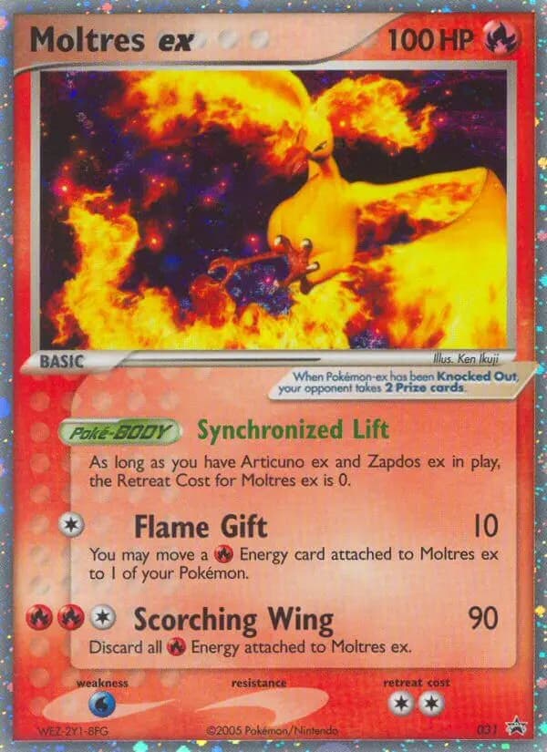 Moltres ex #31 — Nintendo Black Star Promos