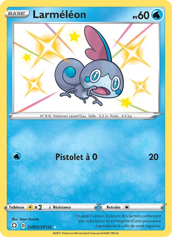 Carte Pokémon Larméléon #SV025 — Destinées Radieuses