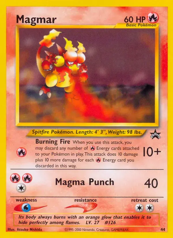 Carte Pokémon Magmar #44 — Promos Wizards