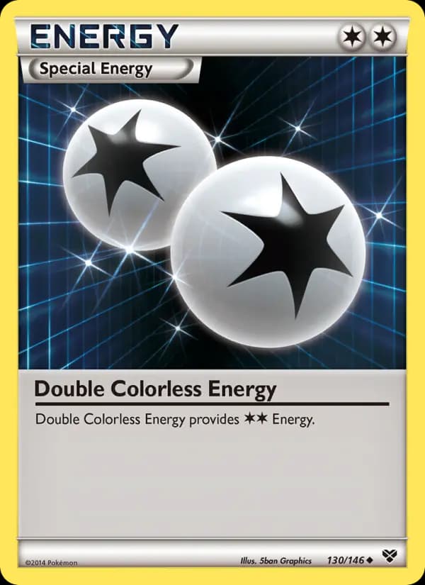 Double Colorless Energy #130 — XY