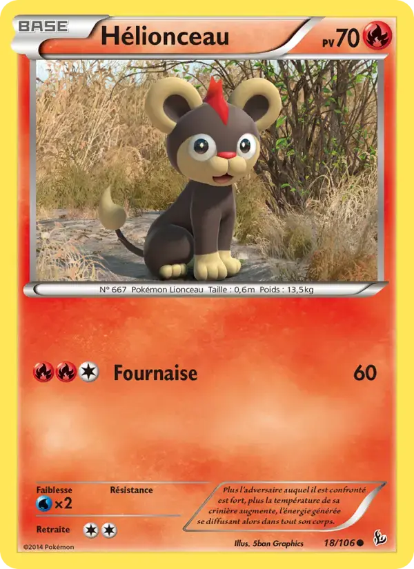 Carte Pokémon Hélionceau #18 — Étincelles