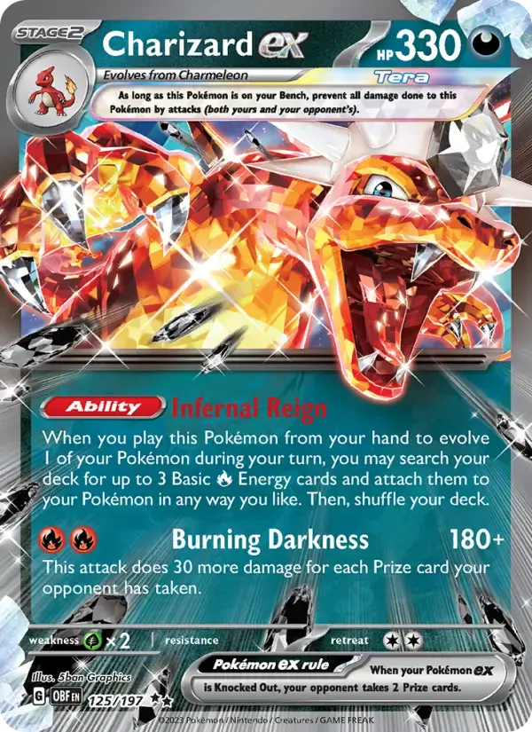 Charizard ex #125 — Obsidian Flames