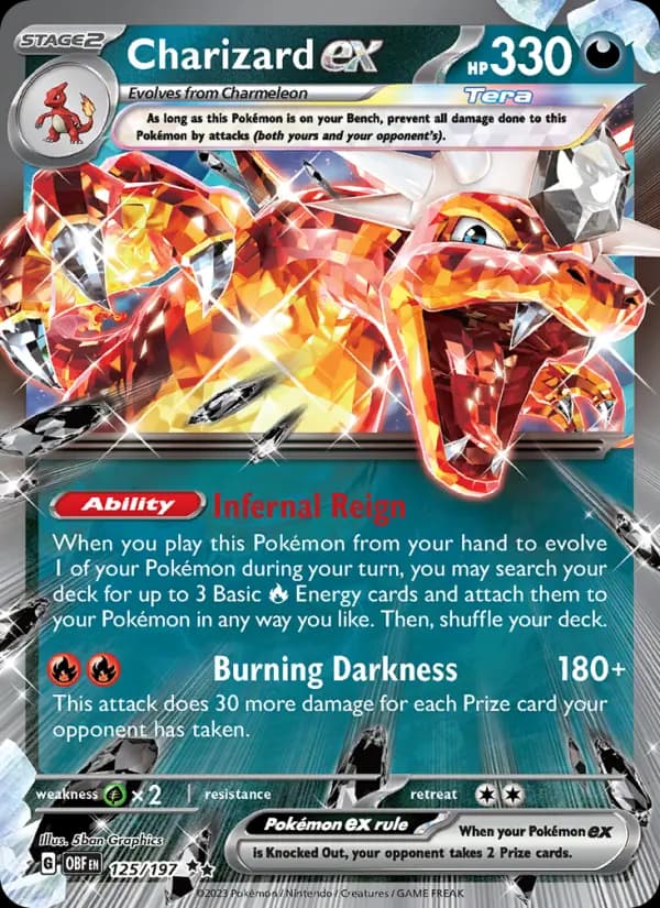 Charizard ex #125 — Obsidian Flames