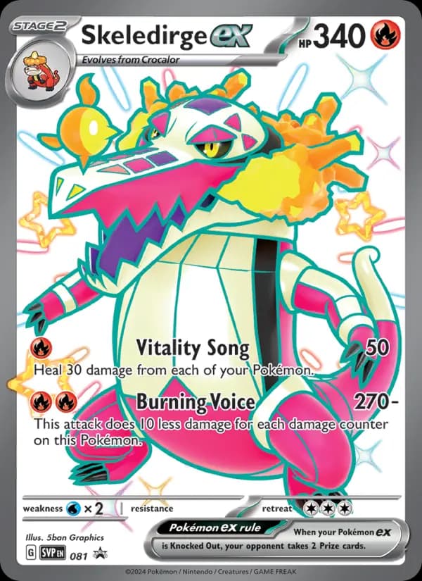 Skeledirge ex #081 — Scarlet & Violet Promos