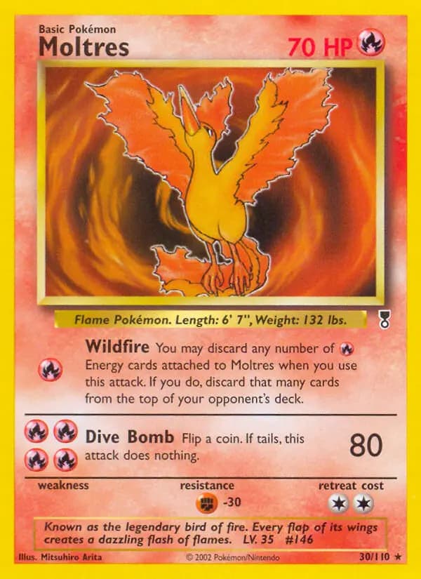 Moltres #30 — Legendary Collection