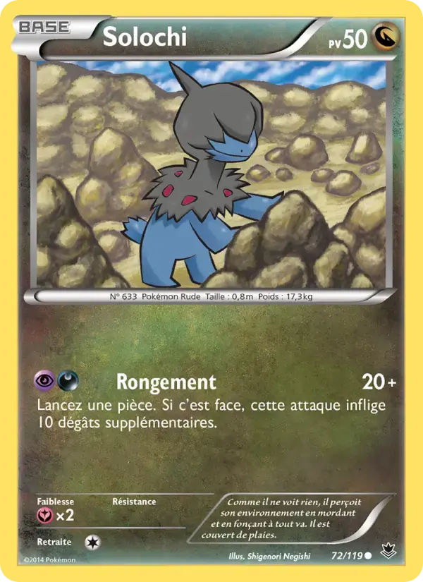 Carte Pokémon Solochi #72 — Vigueur Spectrale