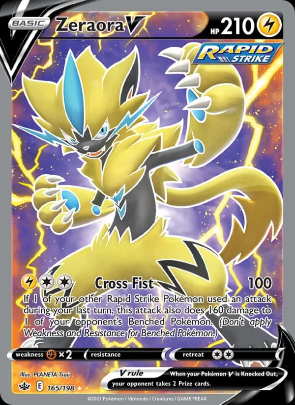 Zeraora V #165 — Chilling Reign