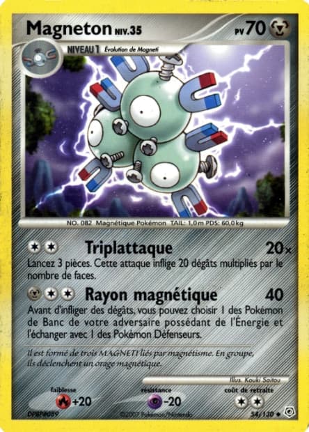 Carte Pokémon Magneton #54 — Diamant et Perle
