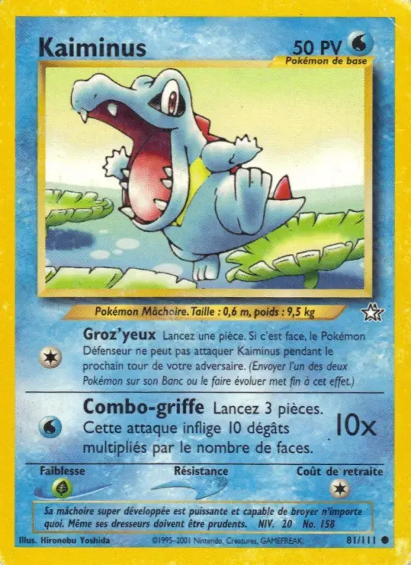Carte Pokémon Kaiminus #81 — Neo Genesis