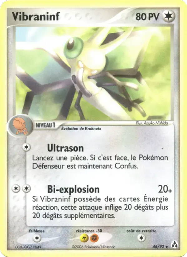 Carte Pokémon Vibraninf #46 — Créateurs de Légendes