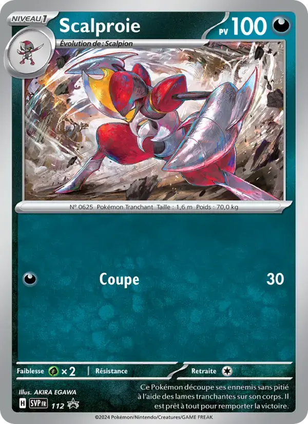Carte Pokémon Scalproie #112 — Promos Écarlate et Violet