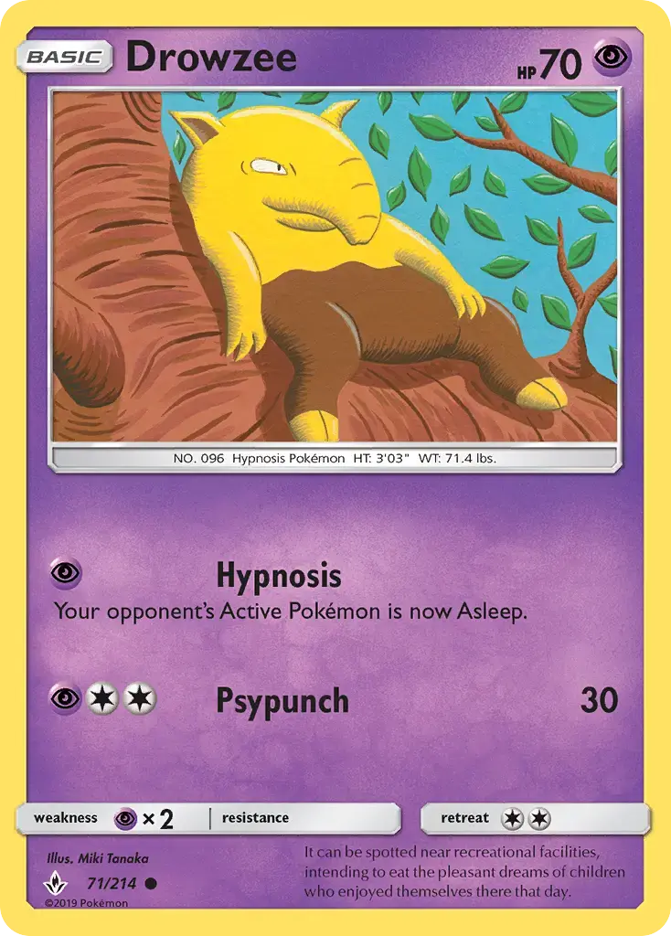Drowzee #71 — Unbroken Bonds