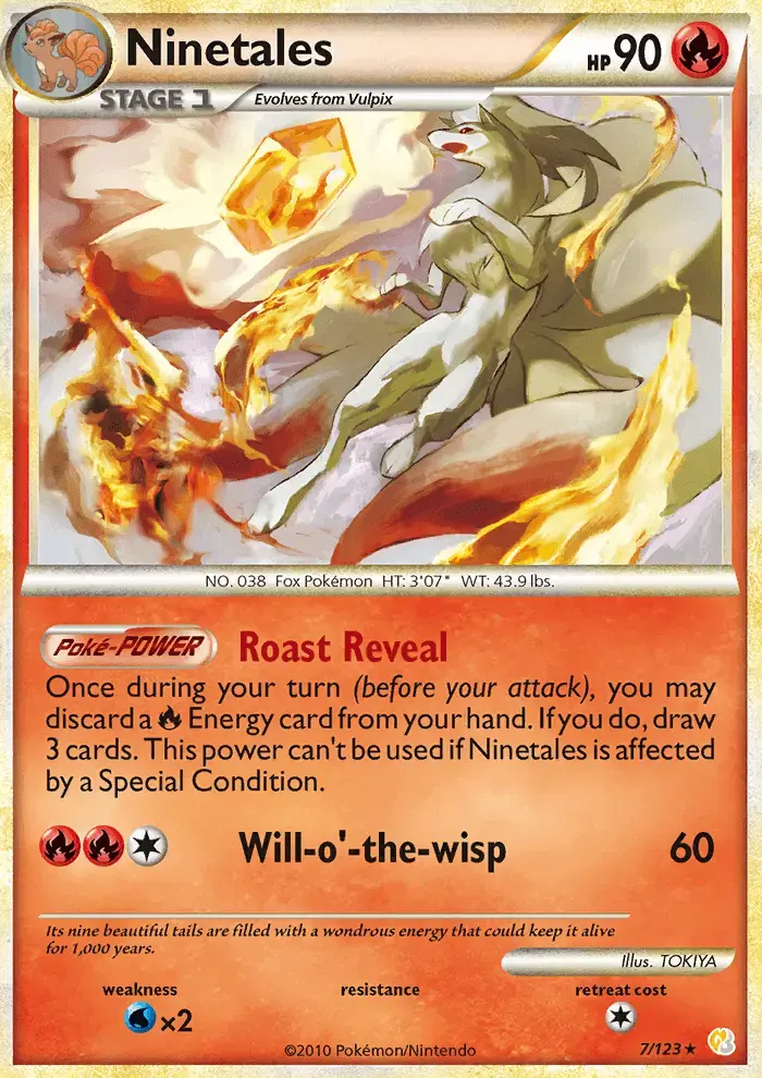 Ninetales #7 — HeartGold SoulSilver