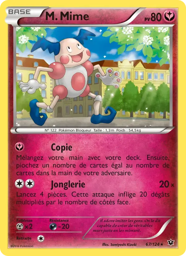 Carte Pokémon M. Mime #67 — Impact des Destins