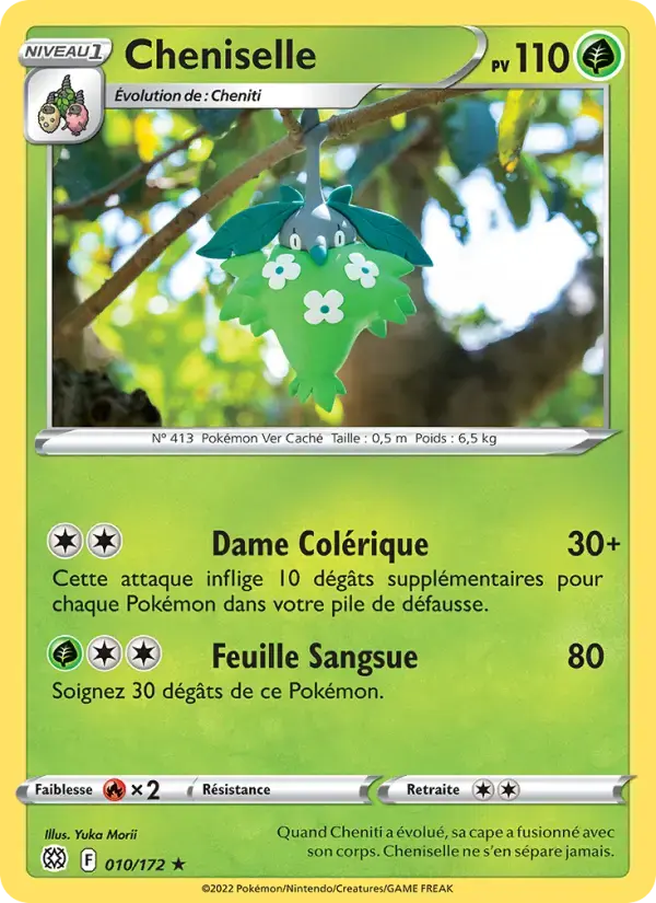 Carte Pokémon Cheniselle #010 — Stars Étincelantes