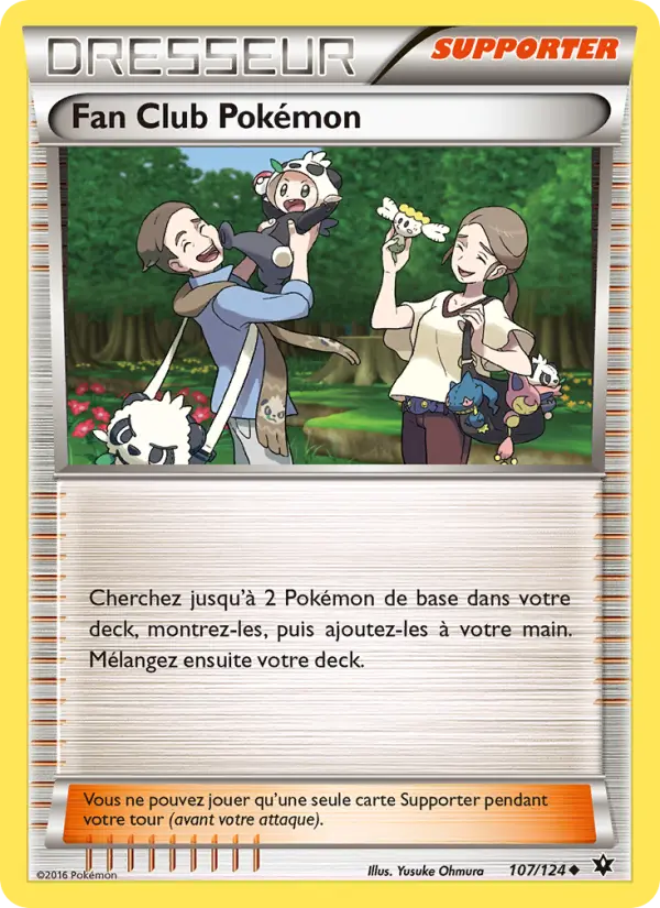 Carte Pokémon Fan Club Pokémon #107 — Impact des Destins