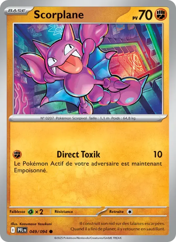 Carte Pokémon Scorplane #049 — Flammes Fantasmagoriques