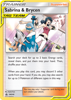 Sabrina & Brycen #SM246 — Sun & Moon Promos
