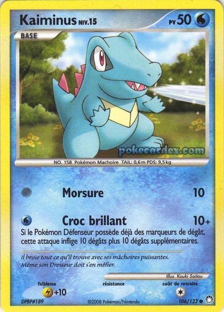 Carte Pokémon Kaiminus #106 — Trésors Mystérieux