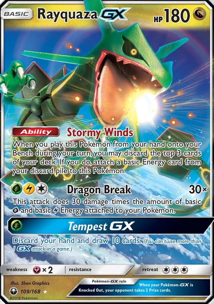 Rayquaza GX #109 — Celestial Storm