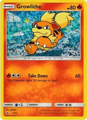 Growlithe #1 — 2018 McDonald's Collection