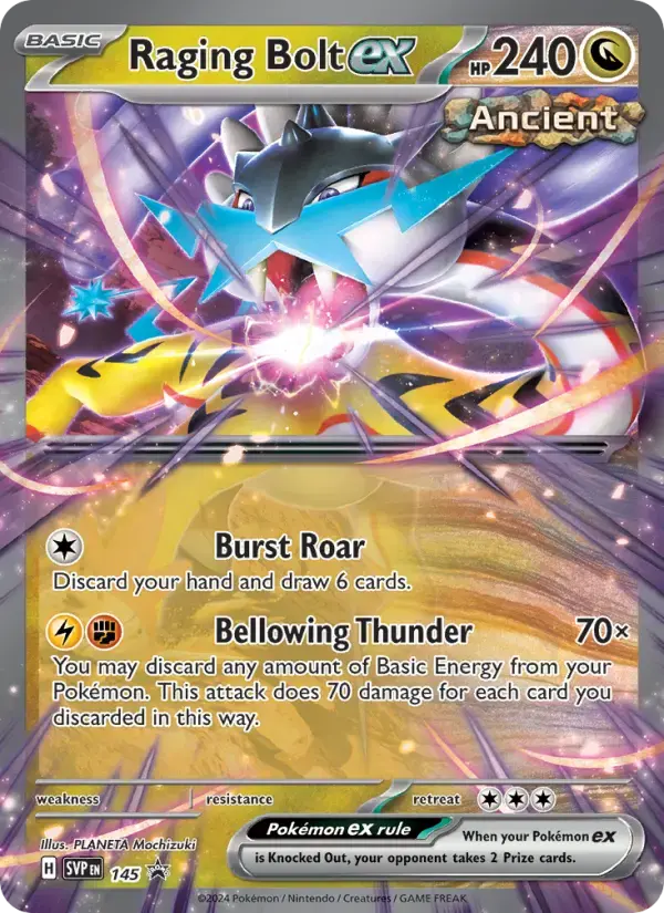 Raging Bolt ex #145 — Scarlet & Violet Promos