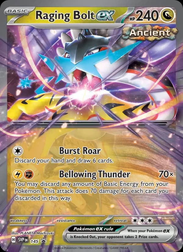 Raging Bolt ex #145 — Scarlet & Violet Promos