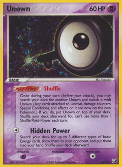 Unown (Z) #Q — Unseen Forces