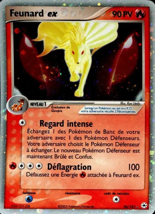 Carte Pokémon Feunard ex #96 — Légendes Oubliées