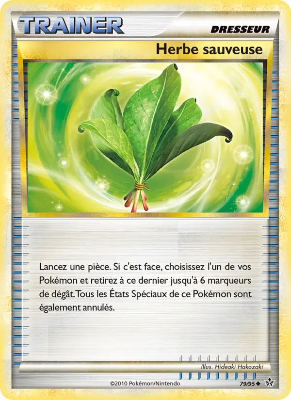Carte Pokémon Herbe sauveuse #79 — Déchaînement