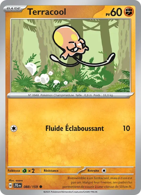 Carte Pokémon Terracool #088 — Aventures Ensemble