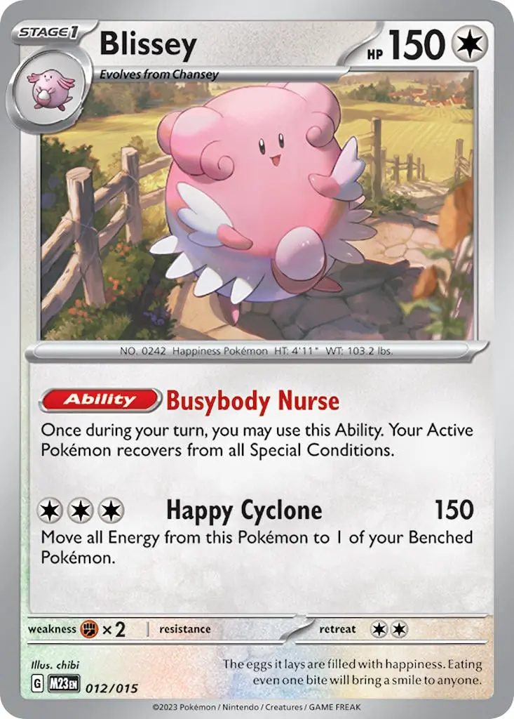 Blissey #12 — 2023 McDonald's Collection